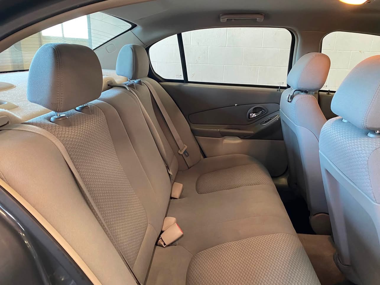Sedan interior after full interior detail